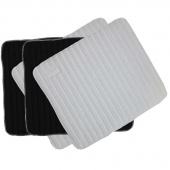 Absorbent Saddle Pads 45 x 30 - 4-pack 0Black/White