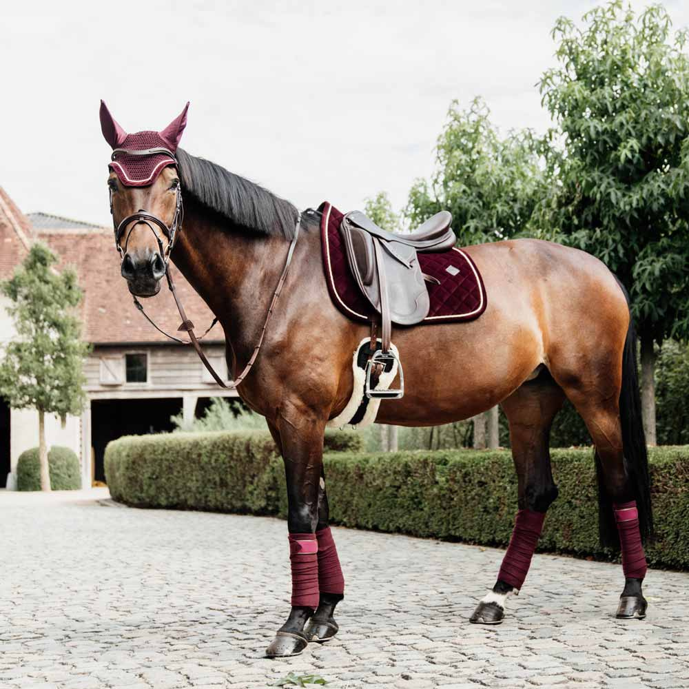 Polar Fleece Bandages 4-pack Bordeaux