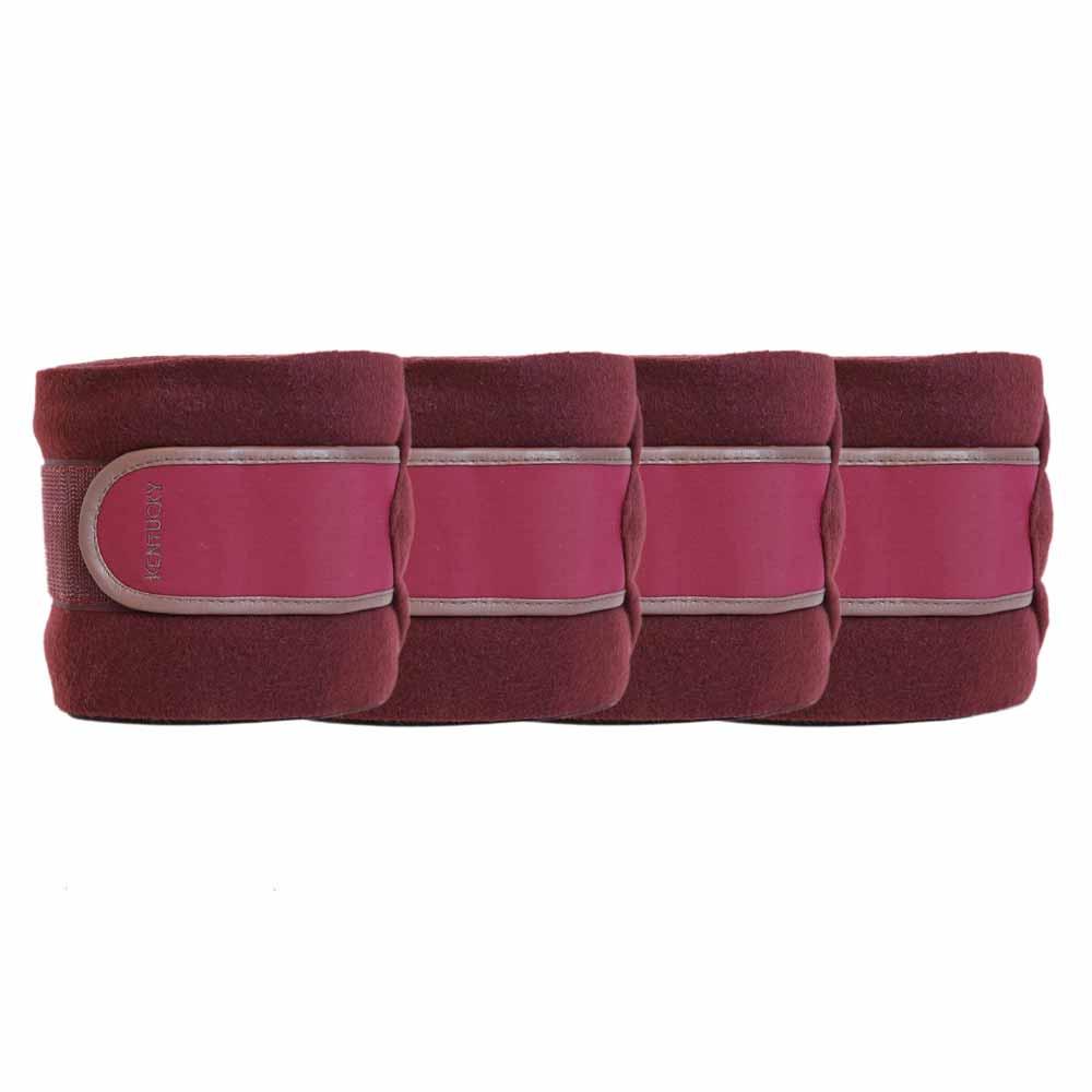 Polar Fleece Bandages 4-pack Bordeaux