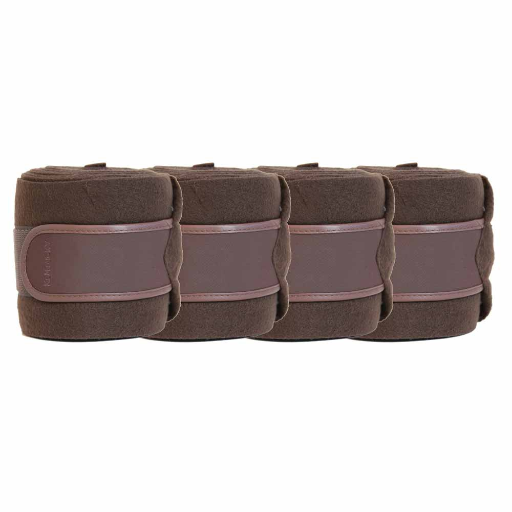 Polar Fleece Bandages 4-pack Brown