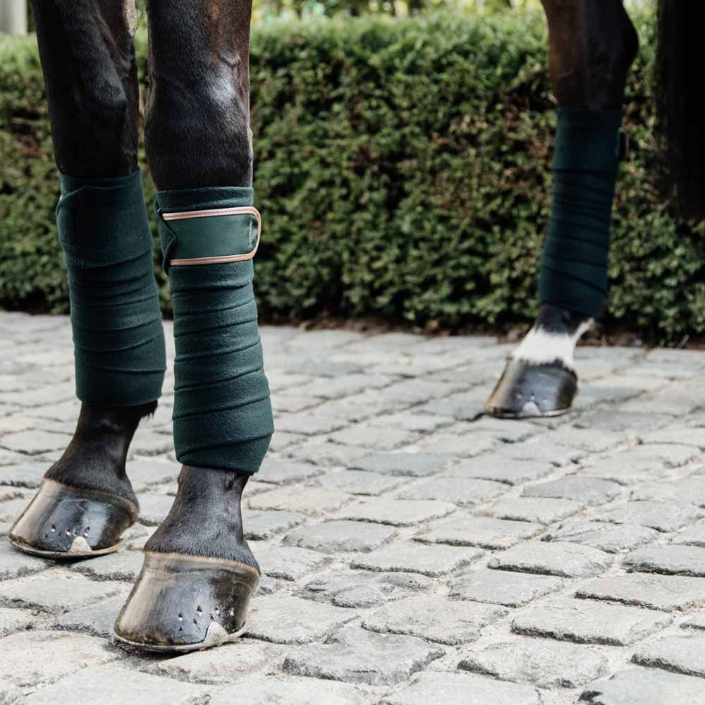 Polar Fleece Bandages 4-pack Green