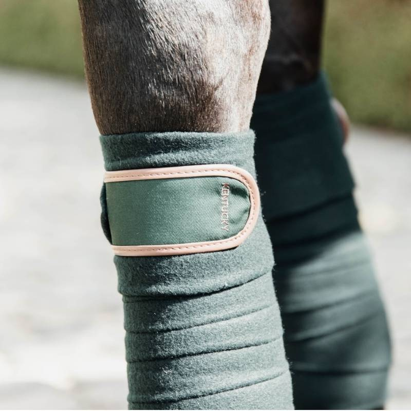 Polar Fleece Bandages 4-pack Green