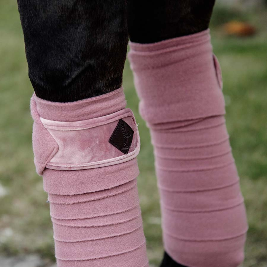 Bandages Polar Fleece Velvet Old Pink