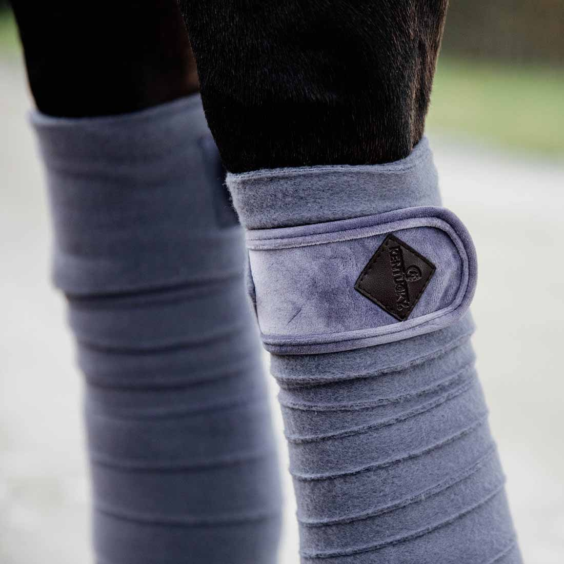 Bandages Polar Fleece Velvet Purple