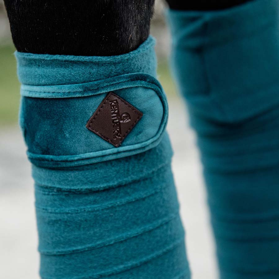 Bandages Polar Fleece Velvet Emerald Green