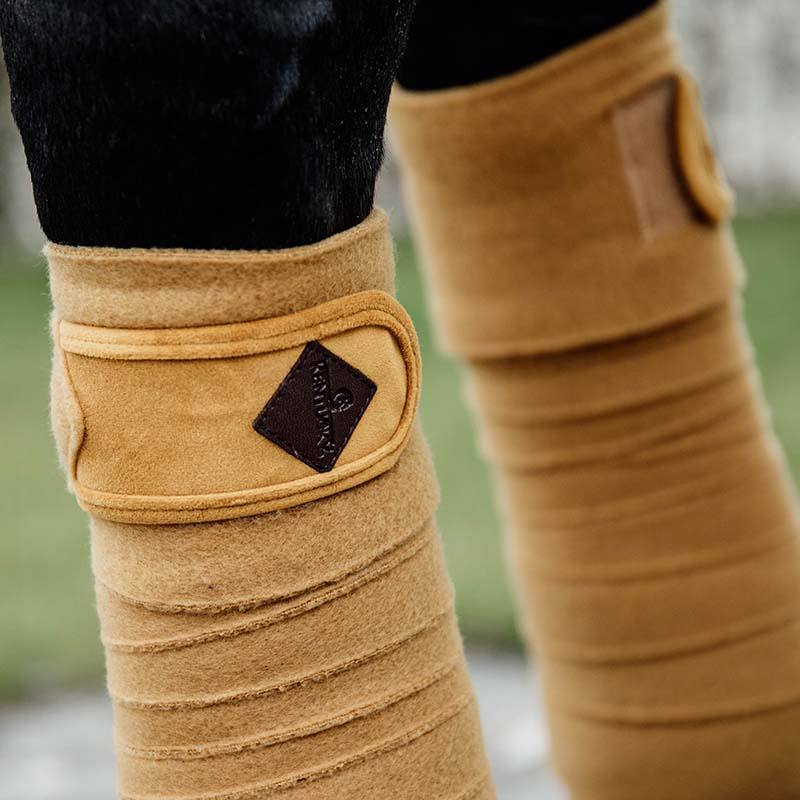 Bandages Polar Fleece Velvet Mustard