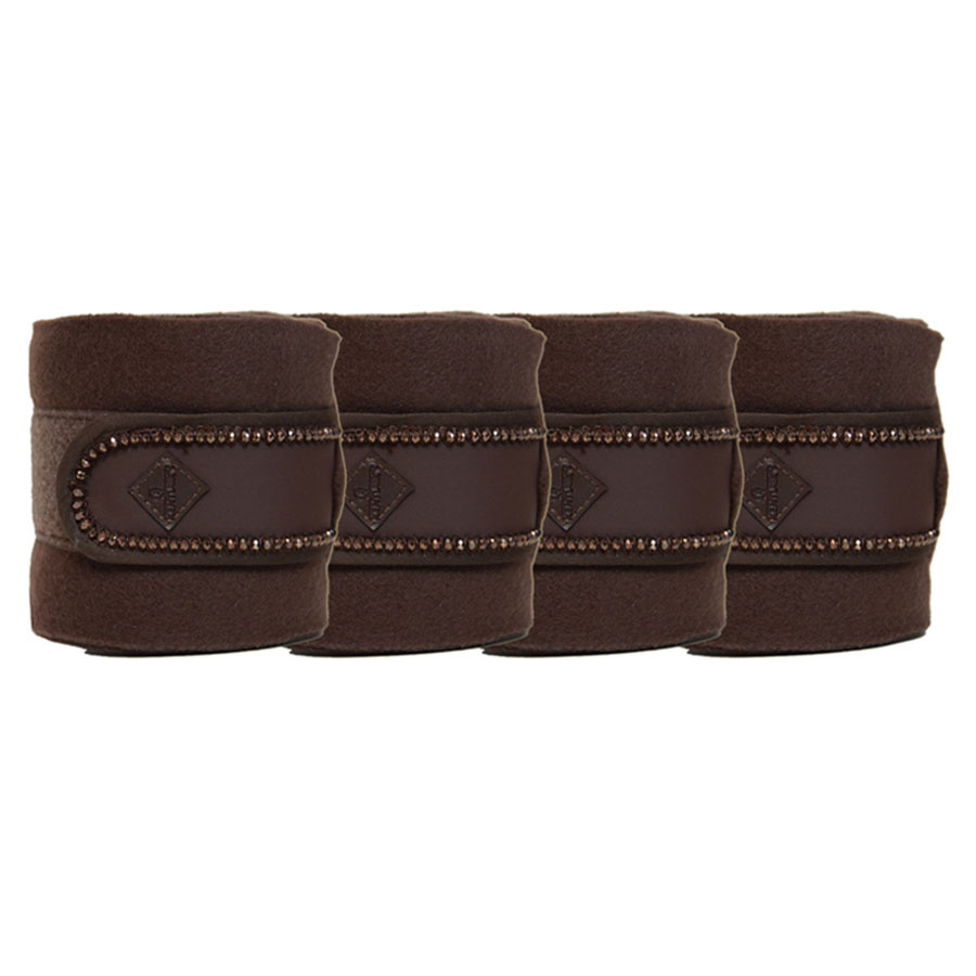 Bandages Polar Fleece Pearls Brown