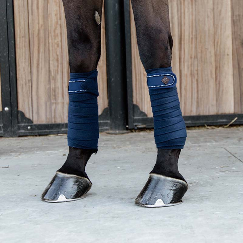 Bandages Polar Fleece Perals Navy Blue