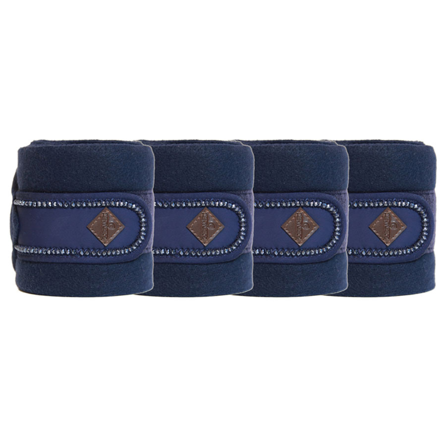 Bandages Polar Fleece Pearls Navy Blue
