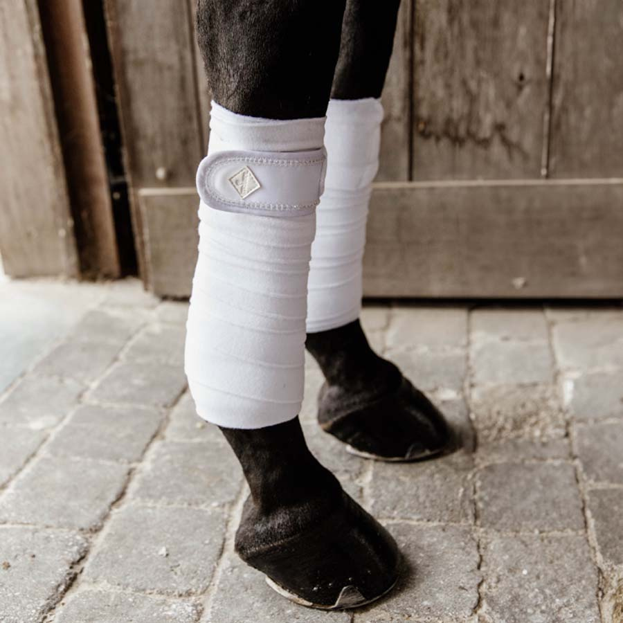 Bandages Polar Fleece Pearls White