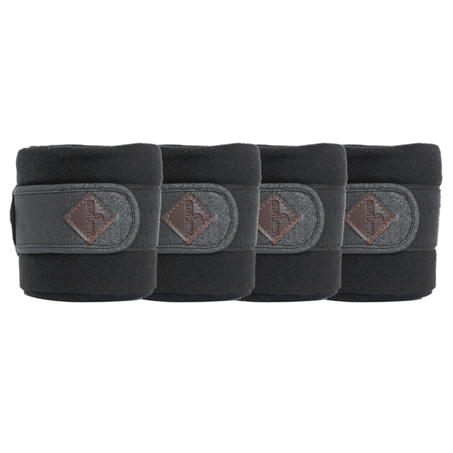 Bandages Polar Fleece Glitter Black