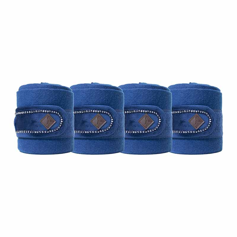 Polar Velvet Pearls Fleece Bandages Navy