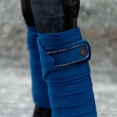 Polar Velvet Pearls Fleece Bandages Navy Polar Velvet Pearls Fleece Bandages Navy