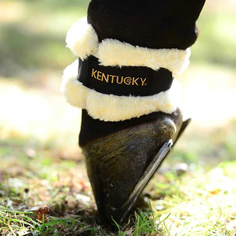 Sheepskin Fetlock Boots Black OneSize