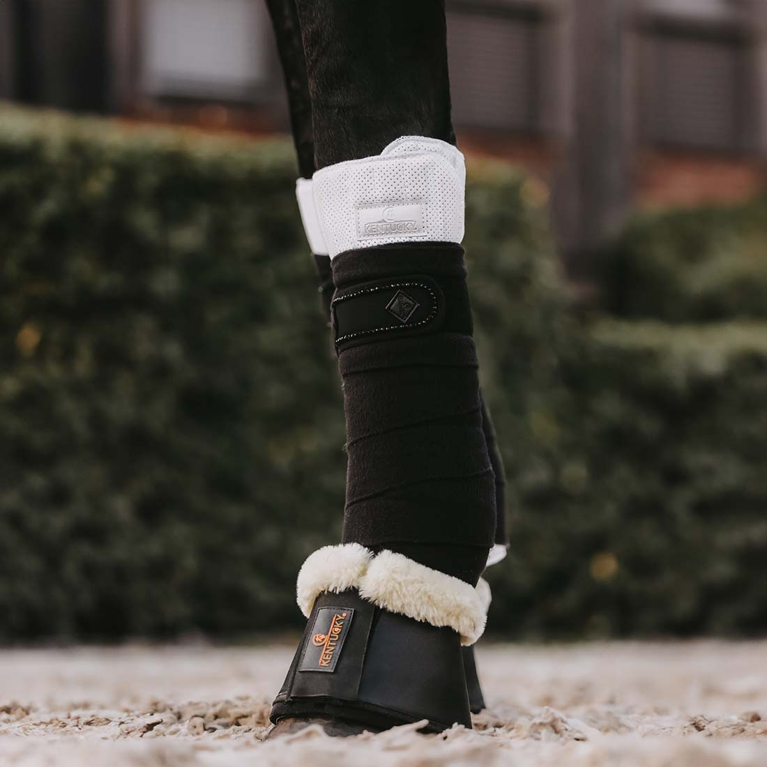 Leg Pads Working Absorb White/Black