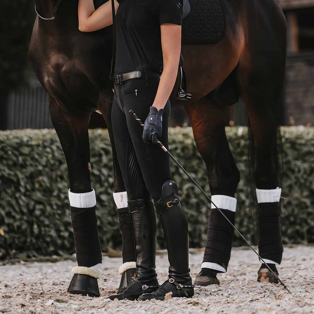 Leg Pads Working Absorb White/Black