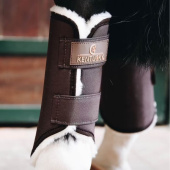 Brushing Boots Solimbra Rear Brown Brushing Boots Solimbra Rear Brown