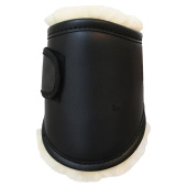 Brushing Boots Leather Hind Short Black Brushing Boots Leather Hind Short Black