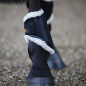 Brushing Boots Leather Hind Short Black Brushing Boots Leather Hind Short Black