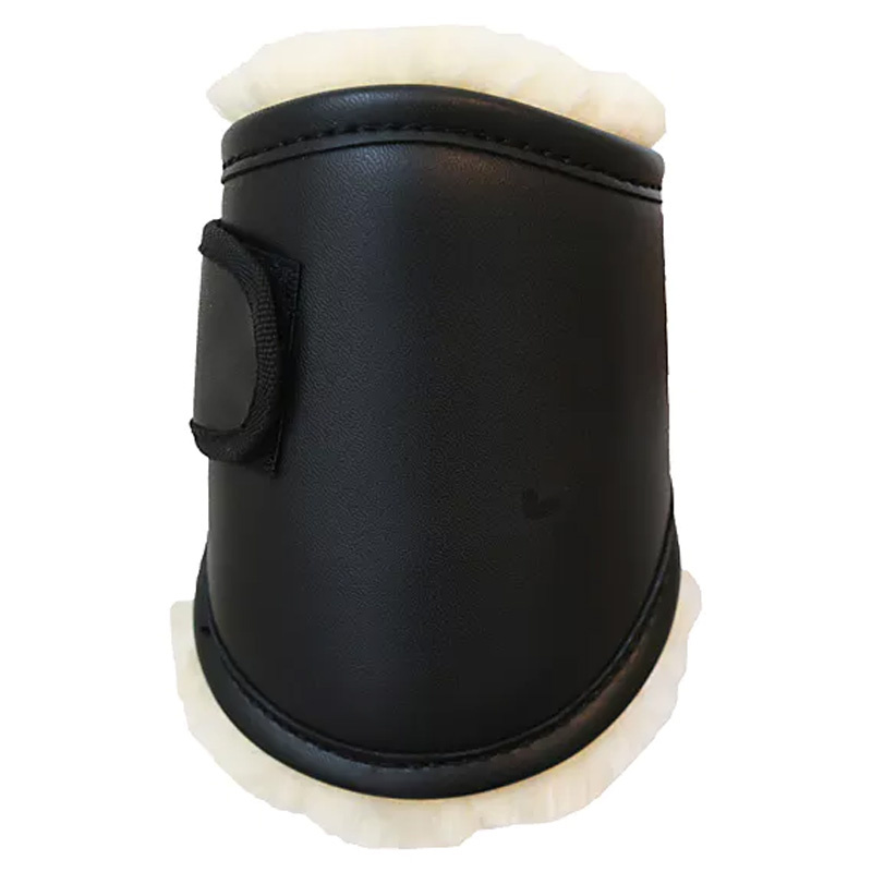 Brushing Boots Leather Hind Short Black