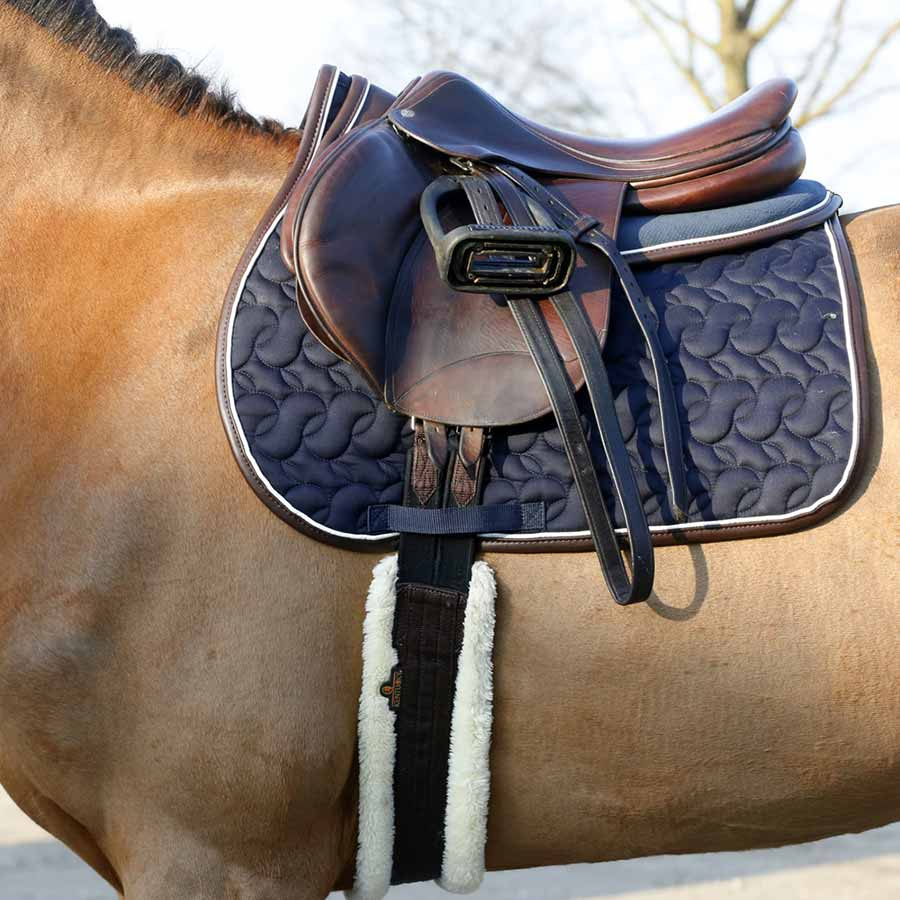 Sheepskin Girth Black