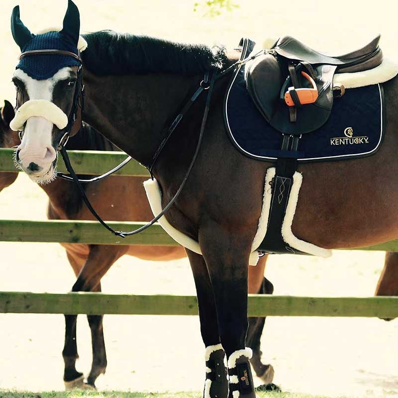 Sheepskin Belly Guard Black