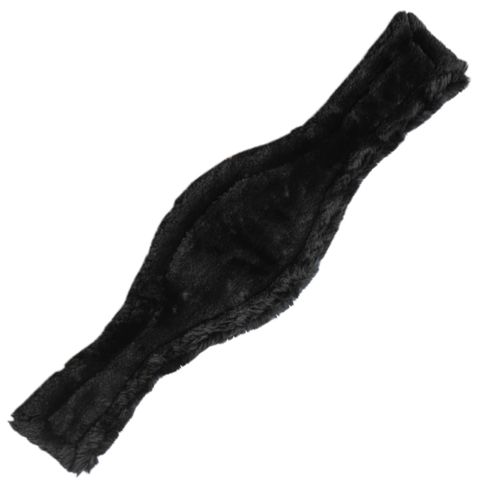 Saddle Girth Protector Anatomic Sheepskin Black