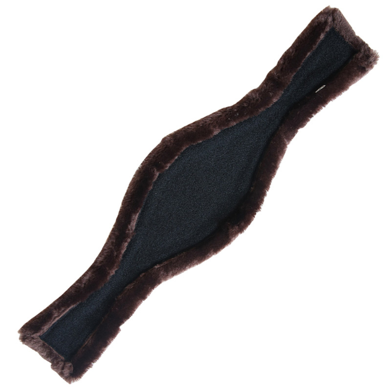 Saddle Girth Protector Anatomic Sheepskin Brown