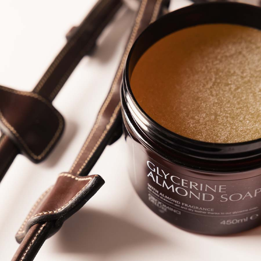 Leather Soap Glycerine Almond 450ml