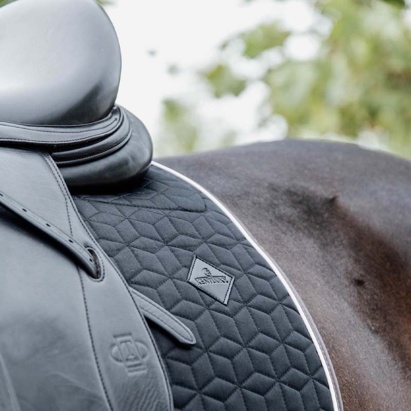 Dressage Saddle Pad Skin Friendly Black