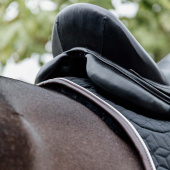 Dressage Saddle Pad Skin Friendly Black Dressage Saddle Pad Skin Friendly Black
