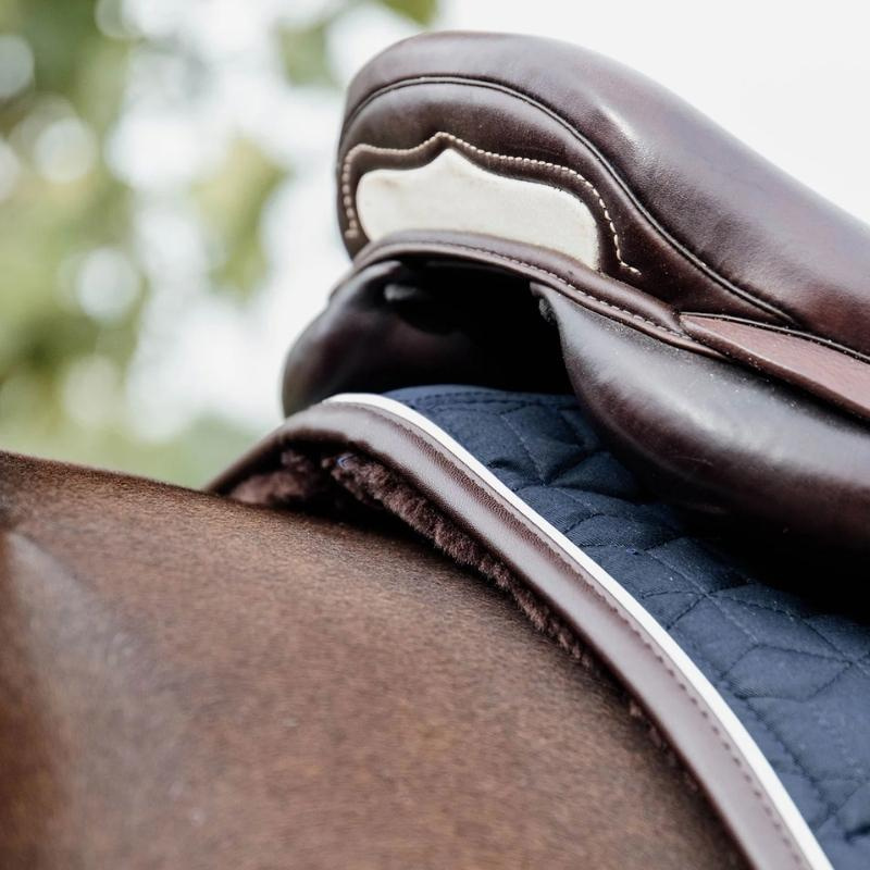 Jumping Star Saddle Pad Navy