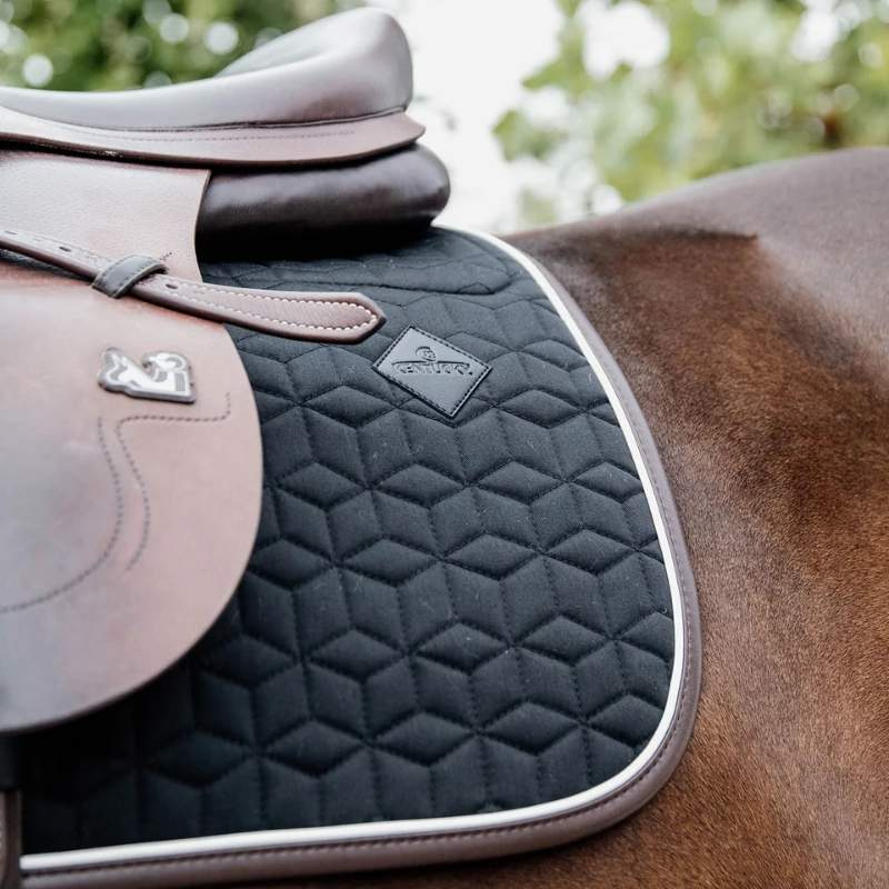 Jumping Star Saddle Pad Black
