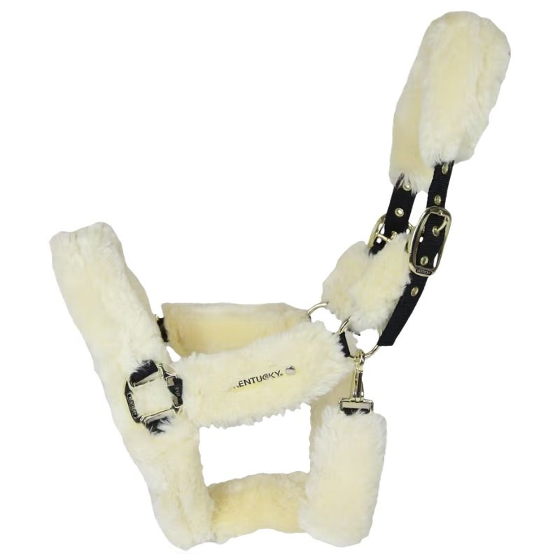 Transport Halter Sheepskin Natural
