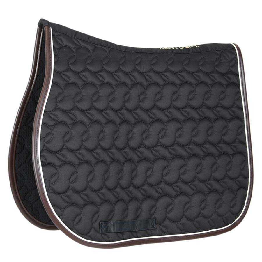 Saddle Pad Absorb Black/White/Brown
