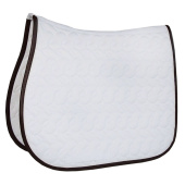 Saddle Pad Absorb White/Brown Saddle Pad Absorb White/Brown