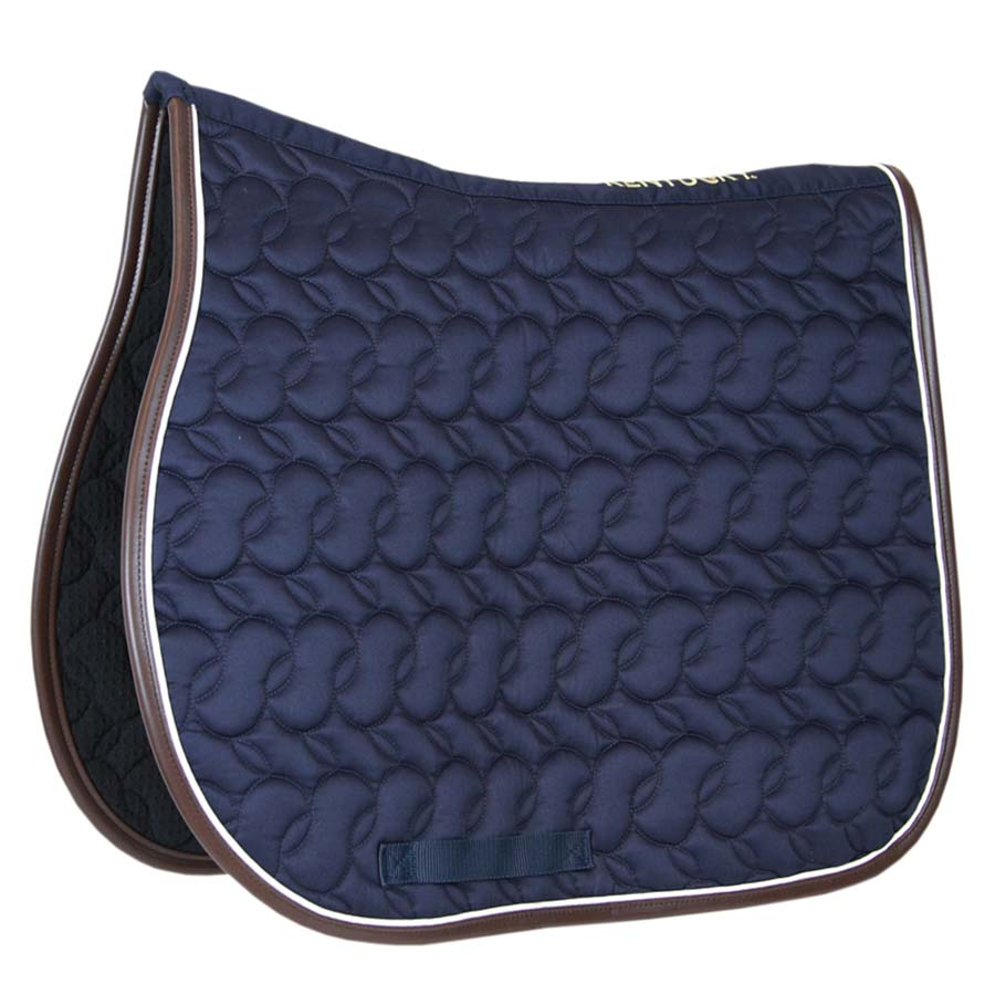Saddle Pad Absorb Navy/White/Brown