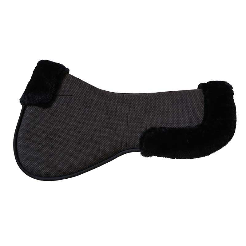 Sheepskin Anatomic Absorb Saddle Pad Black