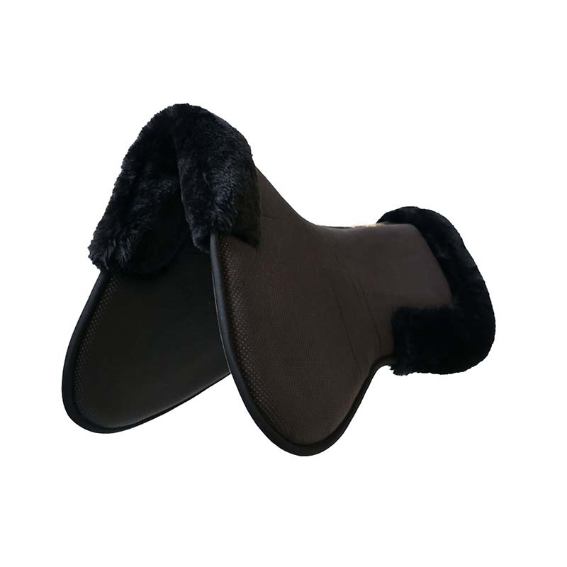 Sheepskin Anatomic Absorb Saddle Pad Black