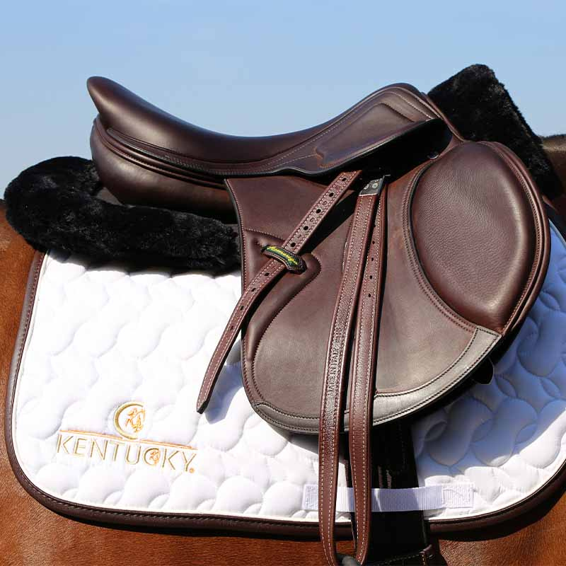 Sheepskin Anatomic Absorb Saddle Pad Black