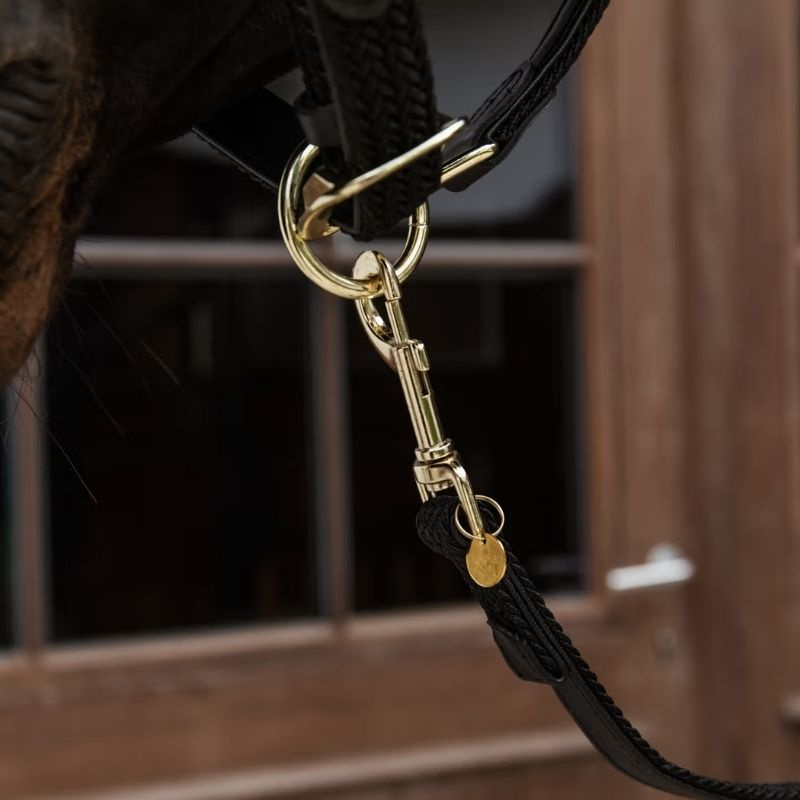 Plaited Nylon Lead Black