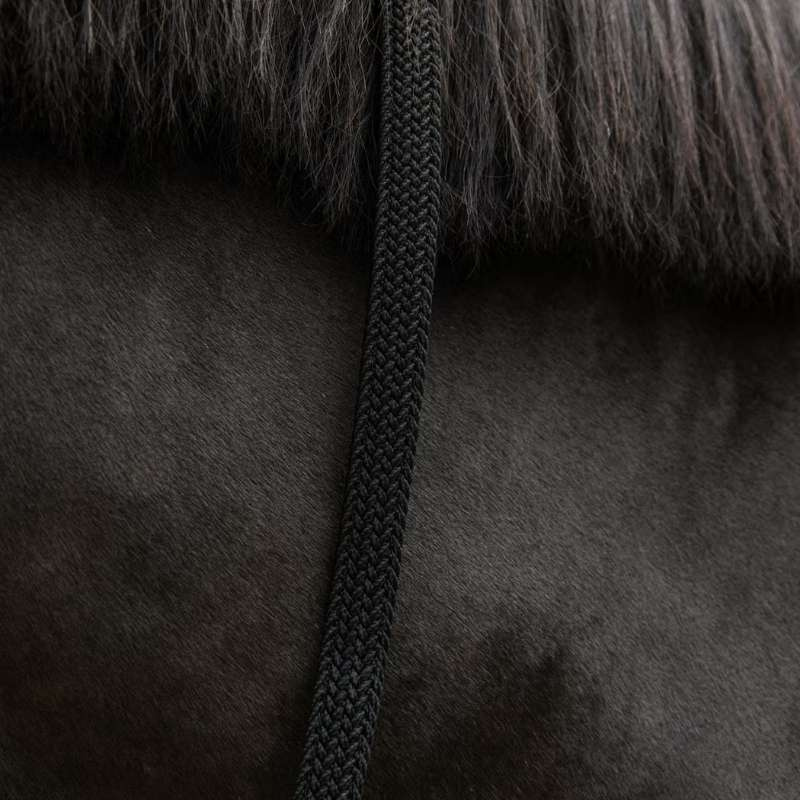 Plaited Nylon Lead Black