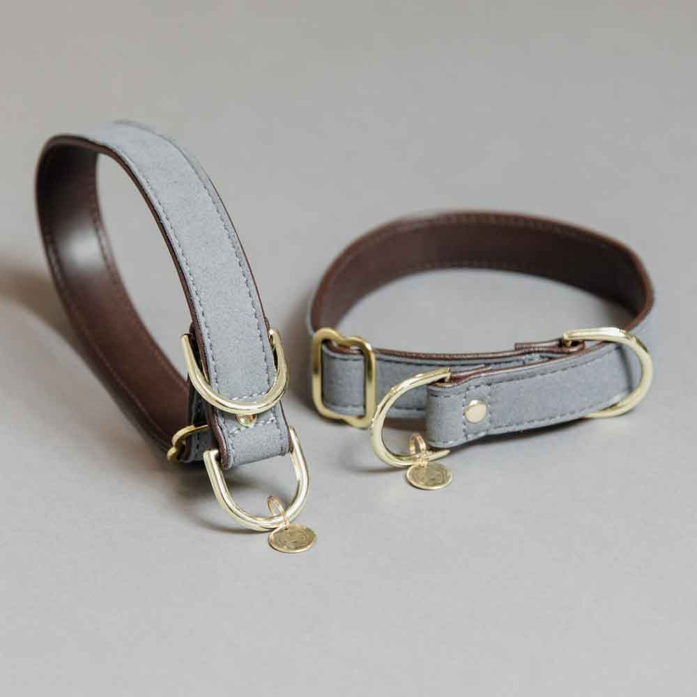 Dog Collar Loop Grey