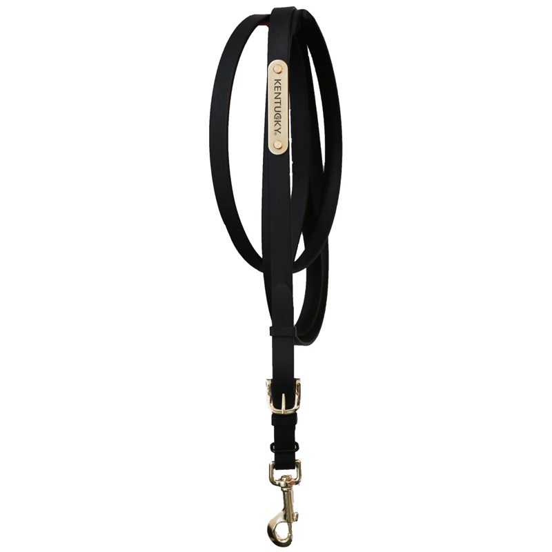 Leather Halter Presentation Artificial Black