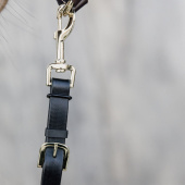 Leather Halter Presentation Artificial Black Leather Halter Presentation Artificial Black