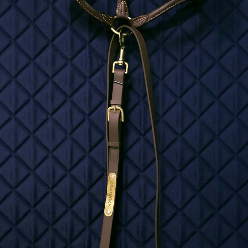 Leather Halter Presentation Artificial Brown