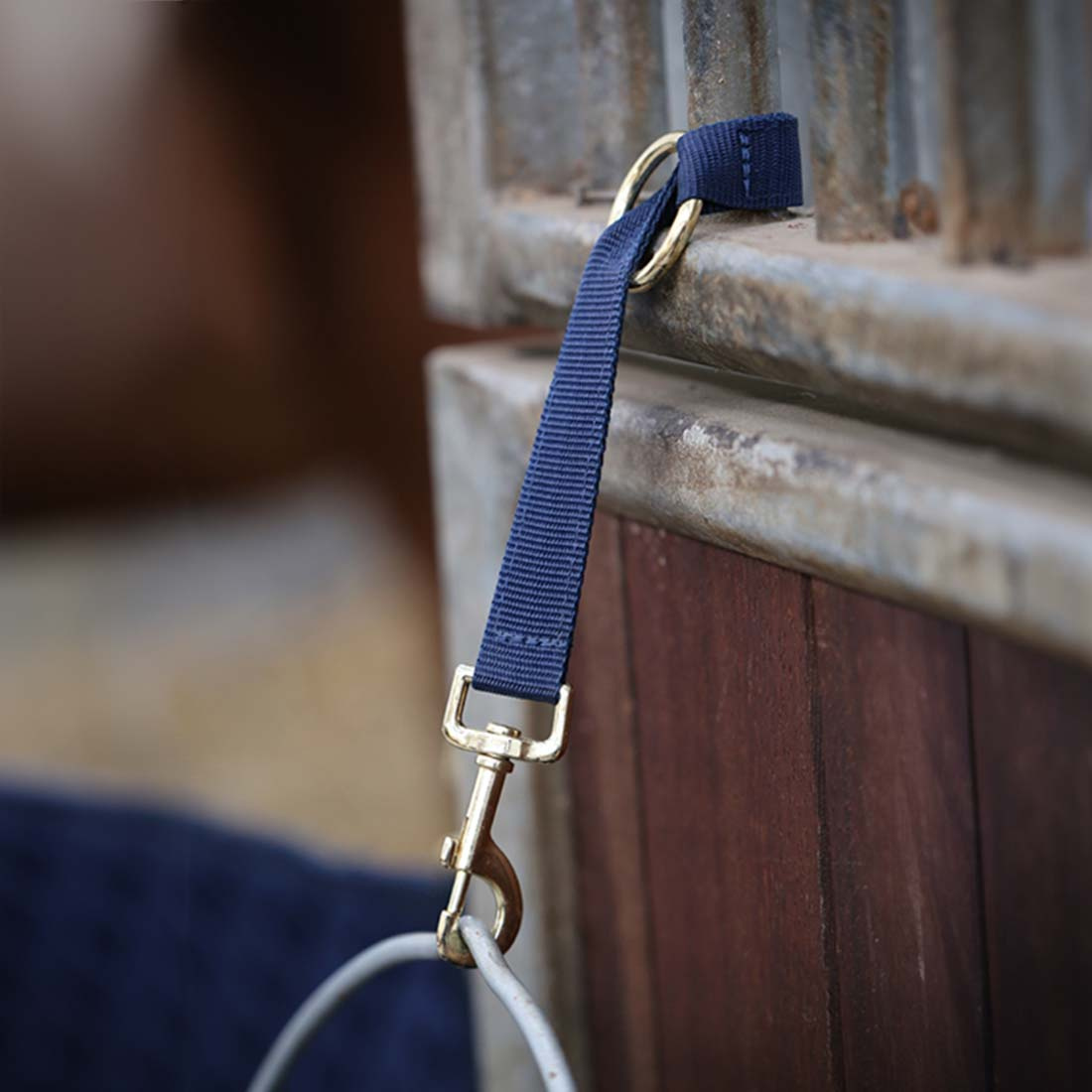 Nylon Holder Hook & Ring Navy Blue
