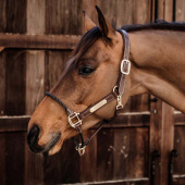 Leather Halter Rope Artificial Brown Leather Halter Rope Artificial Brown