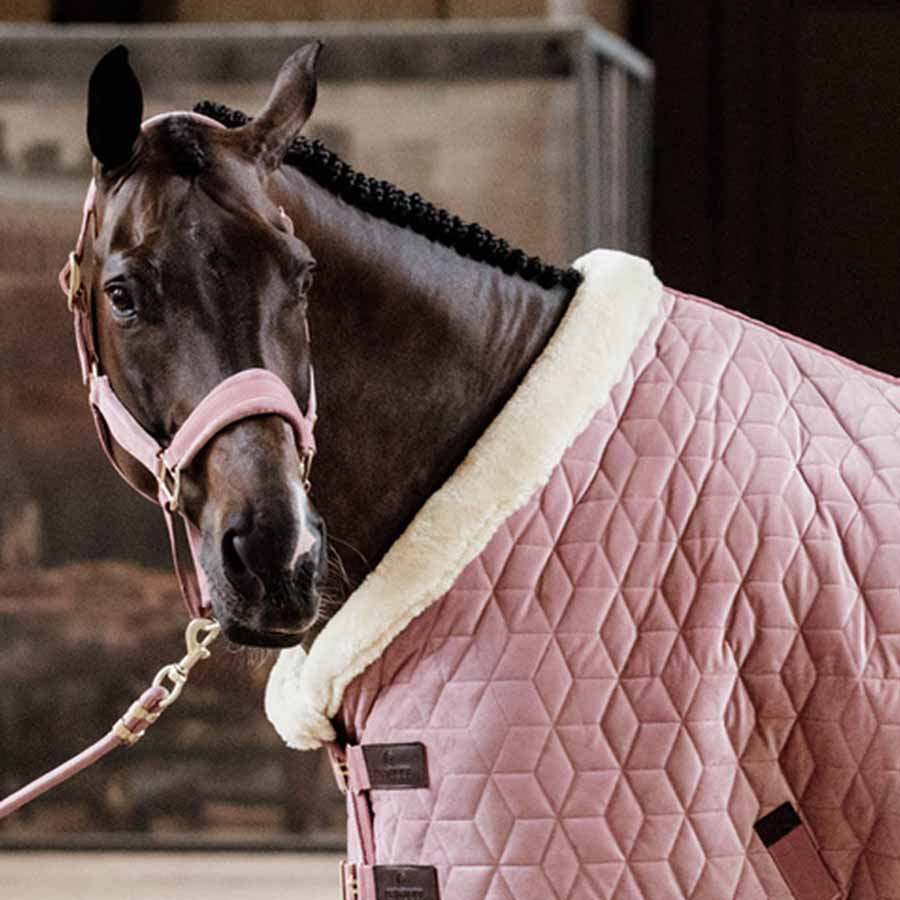 Halter Velvet Old Pink