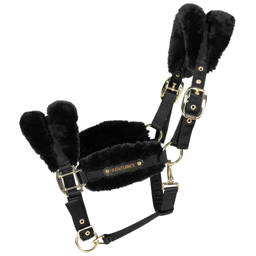Halter Sheepskin Soft Black